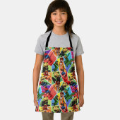 Tablier Motif de caractères couleur miquille (Insitu)