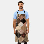 Tablier Motif De Carreaux Marocains Texturés Fa (Porté)