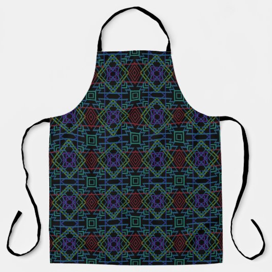 Tablier Motif de carrelage symétrique du Sud-Ouest en lign (Recto)