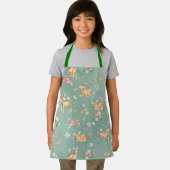 Tablier Motif de cerfs à l'aquarelle (Insitu)