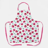 Tablier Motif de cerise aquarelle (Recto)