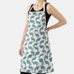 Tablier Motif de Chameleon