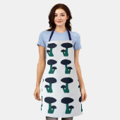 Tablier Motif de champignon mignon (Porté)