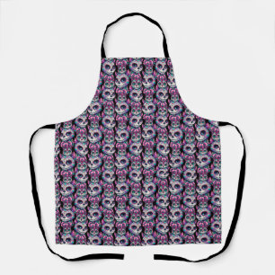 Tablier Motif de chat crâne sucre