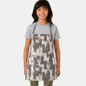 Tablier Motif de chats blancs et gris (Insitu)