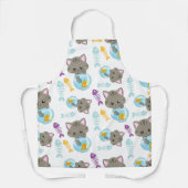 Tablier Motif De Chats, Chats Mignons, Chatons, Poisson (Recto)