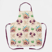 Tablier Motif de chien adorable (Recto)