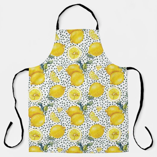 Tablier Motif de citron vert (Recto)