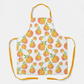 Tablier Motif de Citrouille d'aquarelle 3 (Recto)