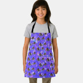 Tablier Motif de cochon de Guinée, étincelle bleue (Insitu)