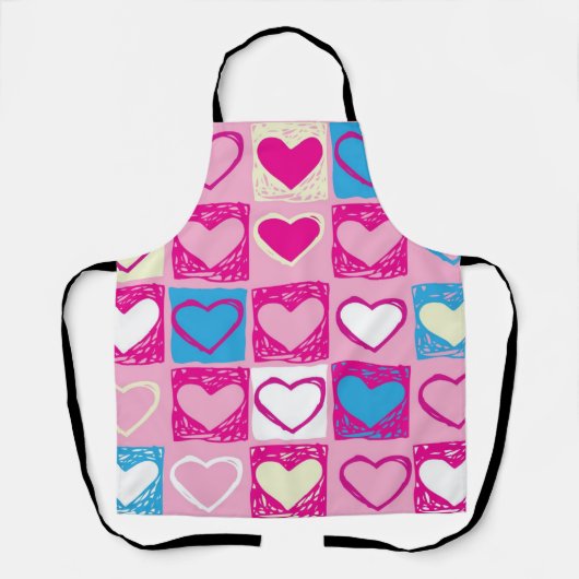 Tablier Motif de coeur (Recto)