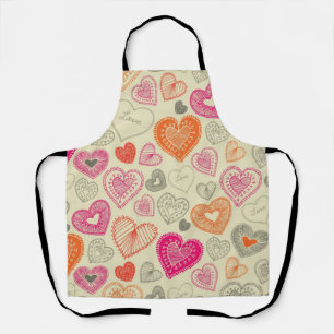 Tablier Motif de coeur