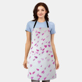 Tablier Motif de coeur (Porté)