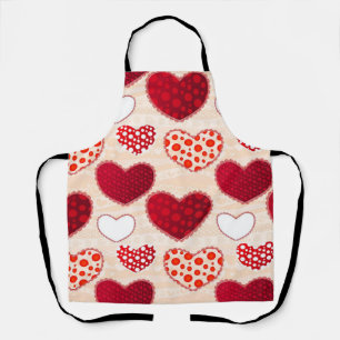 Tablier Motif de coeur
