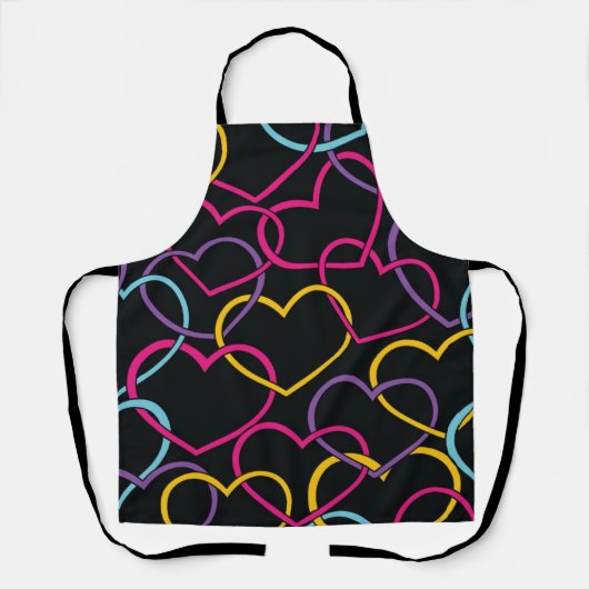 Tablier Motif de coeur (Recto)