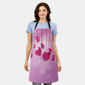 Tablier Motif de coeur (Porté)