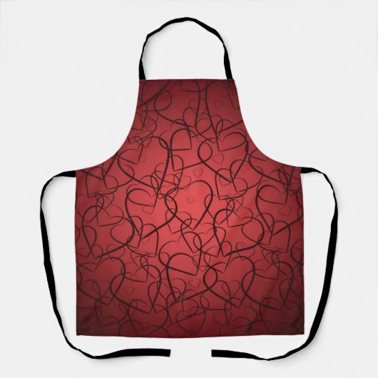 Tablier Motif de coeur (Recto)