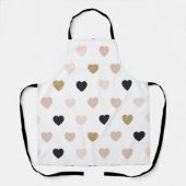Tablier Motif de coeur 31 (Recto)