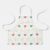 Tablier Motif de cœur simple et mignon (Recto)