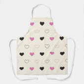 Tablier Motif de cœur simple mignon (Recto)
