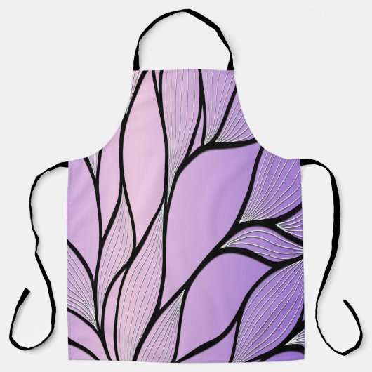Tablier Motif de congé créatif Pearlescent violet (Recto)