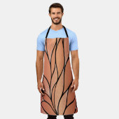 Tablier Motif de congé de bronze de cuivre rustique (Porté)