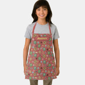 Tablier Motif de cookie de vacances des Maisons HOGWARTS™ (Insitu)