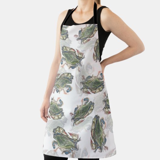 Tablier Motif de crabe bleu (Insitu)