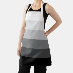Tablier Motif de dégradé gris moderne