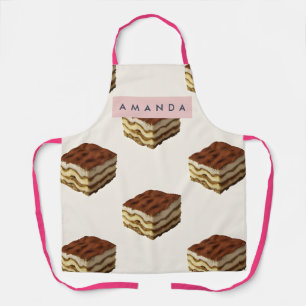 Tablier Motif de dessert Tiramisu délicieux personnalisé