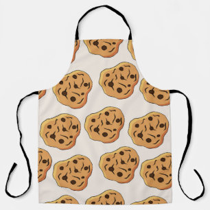 Tablier Motif de dessin animé de cookies à main