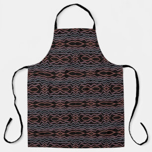 Tablier Motif de dessin de peau de serpent Viper de couleu