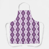 Tablier Motif de diamant violet (Recto)