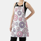 Tablier Motif De Donuts, Donuts Roses, Donuts Violets (Insitu)
