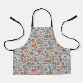 Tablier Motif de doodle pour les enfants mignons Halloween (Recto)