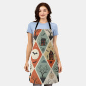 Tablier Motif de fantôme sombre (Porté)