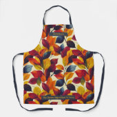 Tablier Motif de feuillage d'automne avec conception de fe (Recto)