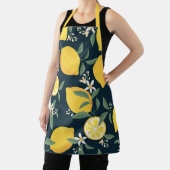 Tablier Motif de feuille jaune citron (Insitu)
