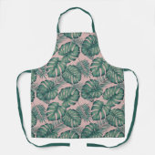 Tablier Motif de feuille tropicale (Recto)