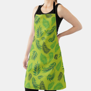 Tablier Motif de feuilles tropicales 12
