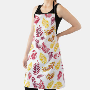 Tablier Motif de feuilles tropicales 20
