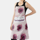 Tablier Motif de Fig violet moderne & Vous êtes Figgin' Aw (Insitu)