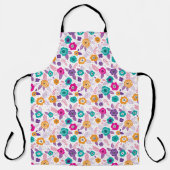 Tablier motif de fleur élégant multicolore (Recto)