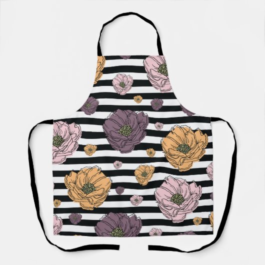 Tablier Motif de fleurs (Recto)