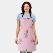 Tablier Motif de fleurs (Porté)