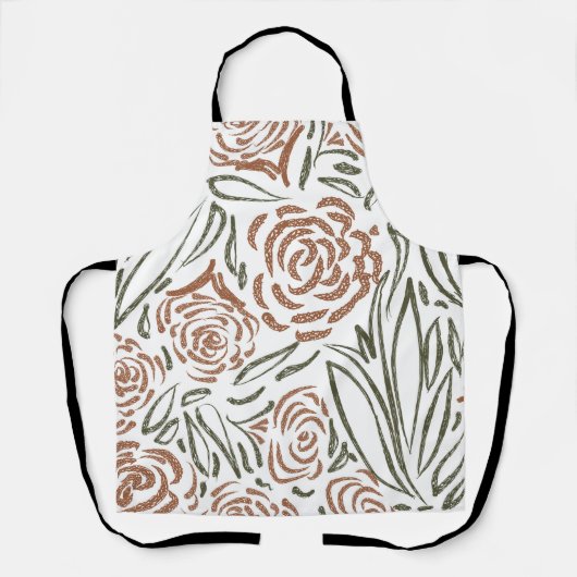 Tablier Motif de fleurs (Recto)