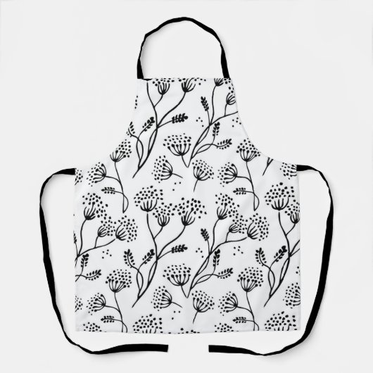 Tablier Motif de fleurs (Recto)