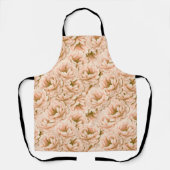 Tablier Motif de fleurs d'aquarelle moderne (Recto)