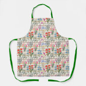 Tablier Motif de fleurs d'aquarelle moderne (Recto)