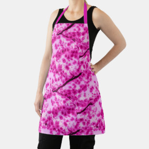 Tablier Motif de fleurs de cerisier d'aquarelle